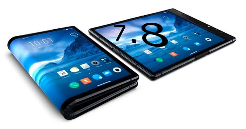 Zoll Bilddiagonale und eine Auflösung von 1920 x 1440 Bildpunkten hat das erste kommerziell verfügbare Smartphone, das sich falten lässt. Royole hat mit dem FlexPai ein faltbares Smartphone vorgestellt. Die Schnittstelle für das Display kann im gefalteten Zustand entweder den primären und sekundären Bildschirm gleichzeitig ansteuern oder unabhängig voneinander. Über die Randleiste des Bildschirms lassen sich Benachrichtigungen anzeigen oder Anrufe verwalten, um so nicht auf den primären Bildschirm zu erscheinen. (Royole)