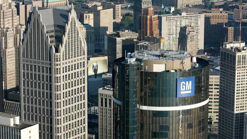 GM-Renaissance-Center in Detroit.