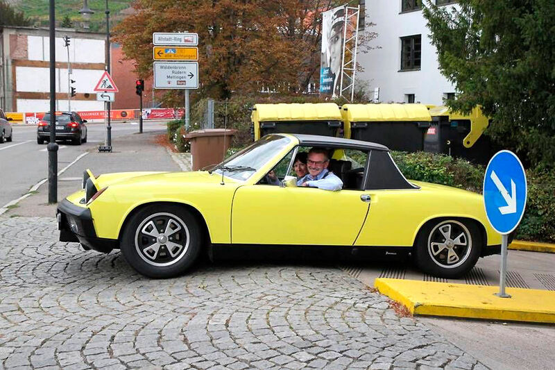 Im Bewerberfeld um einen Startplatz war dieser VW-Porsche 914/4, 2,0 L aus dem Jahr 1974. Ihn steuert der Architekt Roland Sigel. (privat)