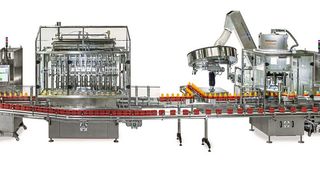 Den sicheren Transport der Behälter entlang der Abfülllinie gewährleistet das hauseigene Ratilight-Puck-System. Dabei befinden sich die Gefäße in kleinen Modulen, so genannten Pucks, die das Behältnis von unten umschließen und somit ein Umfallen und Verschütten des Mediums nahezu unmöglich machen.

 (Bild: RATIONATOR Maschinenbau GmbH
)