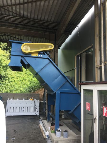 Leiblein Kratzband-Schrägklärer – minimale Bauhöhe, hoher Feststoffaustrag (Bild: Leiblein GmbH)