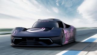 So ähnlich könnten die Wasserstoff-Rennwagen der geplanten Hyraze-Motorsportserie aussehen, für die HWA und Schaeffler die technische Basis liefern. (HWA)