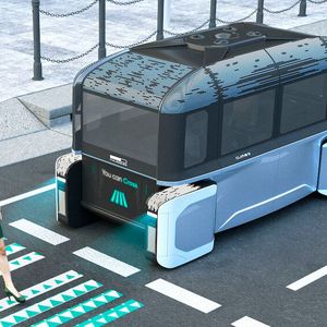 Der Climb-E von Italdesign ist als Taxi sowie als mobiler Arbeitsplatz oder variable Wohneinheit nutzbar.(Bild:  Italdesign)