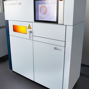 Der mit einem grünen Laser ausgestattete „TruPrint1000“ ermögliche einen deutlich höheren Energieeintrag in Kupferwerkstoffe.