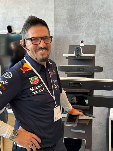 Michael Ott (Poly) hat für jede Videokonferenz die beste und einfachste Lösungen. (Bild: Vogel IT-Medien GmbH)