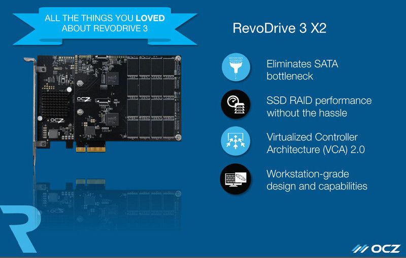 Beim Revodrive 350 setzt OCZ auf bekannte Features des Vorgängermodells Revodrive 3 X2. (Archiv: Vogel Business Media)