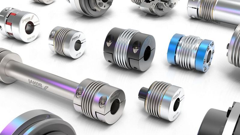 Bei der Wahl der Kupplung für eine Anwendung sind der benötigte Drehmomentbereich, der Versatz und die Umgebungstemperaturen besonders wichtig. (Bild:  Jakob Antriebstechnik)