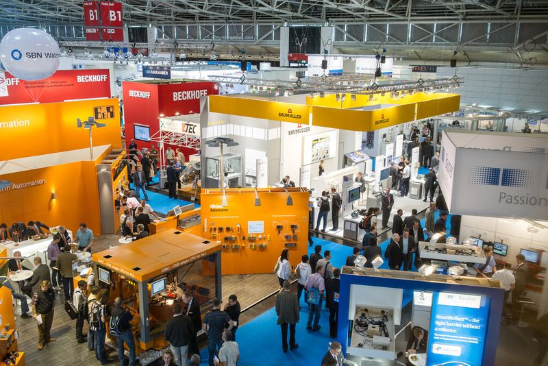 Rückblick: Impressionen von der Automatica 2012. (Bild: Messe München)