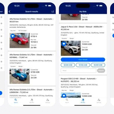 Nutzer der Openlane-App können jetzt auch mobil die Tools Bid Agent und Ultimo nutzen. (Bild: Openlane)