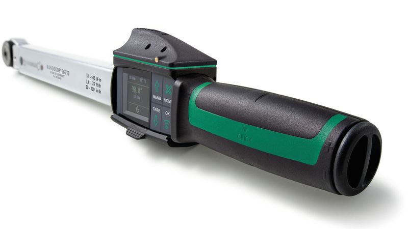 Integration trifft Präzision: Der elektromechanische Drehwinkel-/Drehmomentschlüssel Manoskop 766 DAPTIQ.(Bild:  Stahlwille)