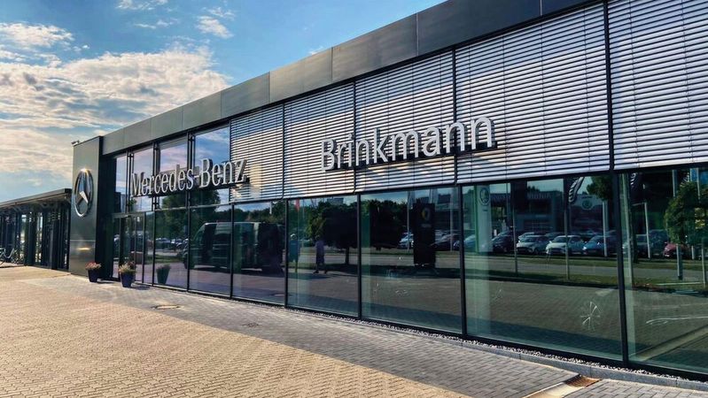 Auto Brinkmann ist mit zehn Standorten im Norden vertreten, im Bild der Betrieb in Greifswald.(Bild:  Brinkmann)