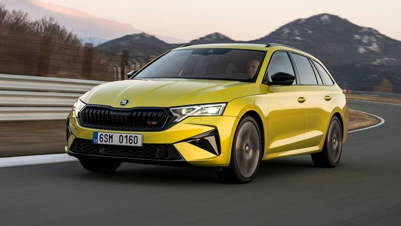 Schnell sind alle RS-Modelle, vorneweg der Octavia RS. Dafür sorgen inzwischen  195 kW/265 PS.(Bild:  Skoda)