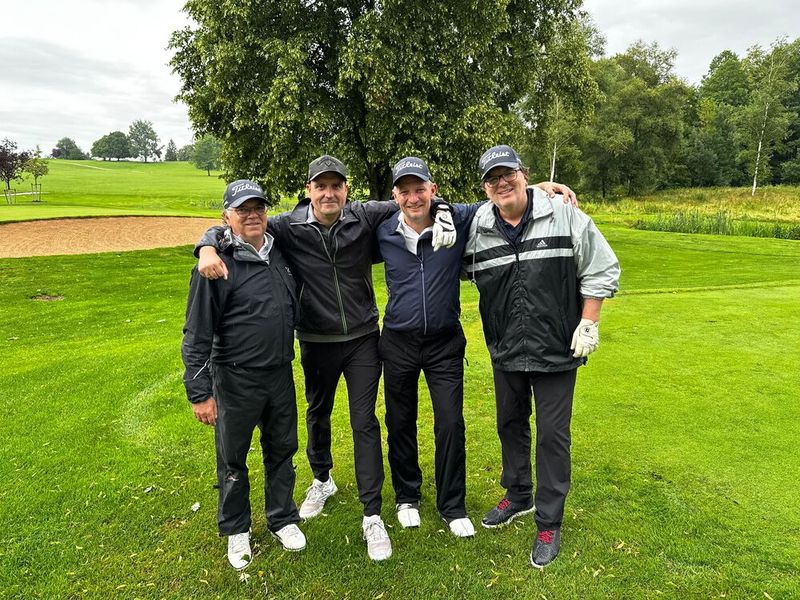 (v. l.) Dieter Urchs (Concat), Mark Scheidter und Michael Hitzelberger (TD Synnex) und Robert Huber (Concat). (Bild: Vogel IT-Medien GmbH)