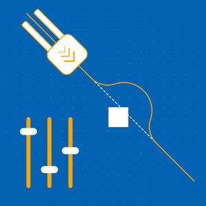 Der Smartpass von Bluebotics ermöglicht es automatisierten Fahrzeugen, die meiste Zeit virtuellen Pfaden zu folgen und gleichzeitig pragmatische Ausweichmanöver durchzuführen, sobald Blockaden erkannt werden.(Bild:  Bluebotics)