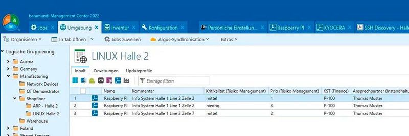 SSH ermöglicht das Erkennen und Erfassen von Geräten, die eine Version des Betriebssystems Linux nutzen. SSH ermöglicht das Erkennen und Erfassen von Geräten, die eine Version des Betriebssystems Linux nutzen.