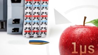 Mit der Reaction-Technologie von B&R wird 1µs Reaktionszeit unabhängig vom Feldbus möglich. (B&R)