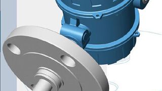 Die Biegeschwingermessgeräte eignen sich auch für aggressive Produkte zum direkten Einbau in Behälter und Rohrleitungen. (Bild: Schwing)