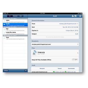 Keynectis-OpenTrust bietet im Apple-Store einen dedizierten MFT-Client kostenlos zum Download an.