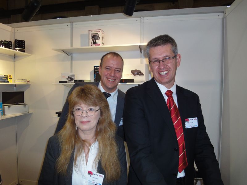 Verena Stumpe, Ekkehart Boss und Sönke Bade, RaidSonic (v.l.) (Archiv: Vogel Business Media)