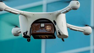 UPS kooperiert mti dem Drohnenhersteller Matternet für den Transport medizinischer Proben für einen Klinikkomplex in der US-amerikanischen Metropolregion Raleigh (North Carolina). (UPS)