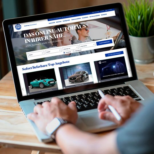 Kunden finden das Fahreugangebot aller deutschen Emil-Frey-Standorte jetzt gebündelt auf einer Plattform.(Bild:  Emil-Frey-Gruppe)