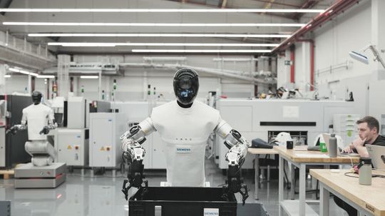 HMND 01 Alpha:  Der Roboter von Humanoid soll speziell für die Industrie konzipiert sein.(Bild:  Siemens)