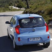 Die markanten Rückleuchten sorgen beim neuen Kia Picanto für Wiedererkennungswert auch von hinten. (Archiv: Vogel Business Media)