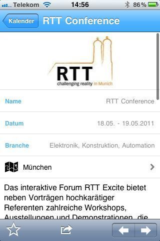 Zu den ausgesuchten Events liefert der B2B-Veranstaltungskalender zusätzliche bzw. weiterführende Informationen. VBM (Archiv: Vogel Business Media)