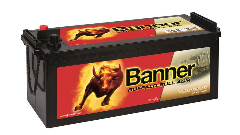 Die Buffalo Bull von Banner ist eine neue AGM-Batterie für schwere Lkw.