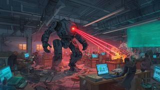 KI pflügt den Arbeitsmarkt um – insbesondere im Segment der Software-Entwicklung. (Bild: Midjourney / KI-generiert)