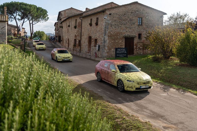 Der geräumige Lademeister, für den sich zwei Drittel aller Octavia-Kunden entscheiden, kommt im zweiten Quartal 2020 auf den Markt, die Limousine etwas später. (Skoda)