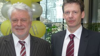Protagonisten des Wachstums bei Bachmann electronic: Group-President Gerhard Bachmann (links) und CEO Bernhard Zangerl (Archiv: Vogel Business Media)