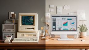 Die Bereitstellung von Anwendungen hat sich in den vergangenen drei Jahrzehnten von lokalen Installationen zu hybriden und Cloud-basierten Modellen weiterentwickelt. (Bild: Midjourney / KI-generiert)