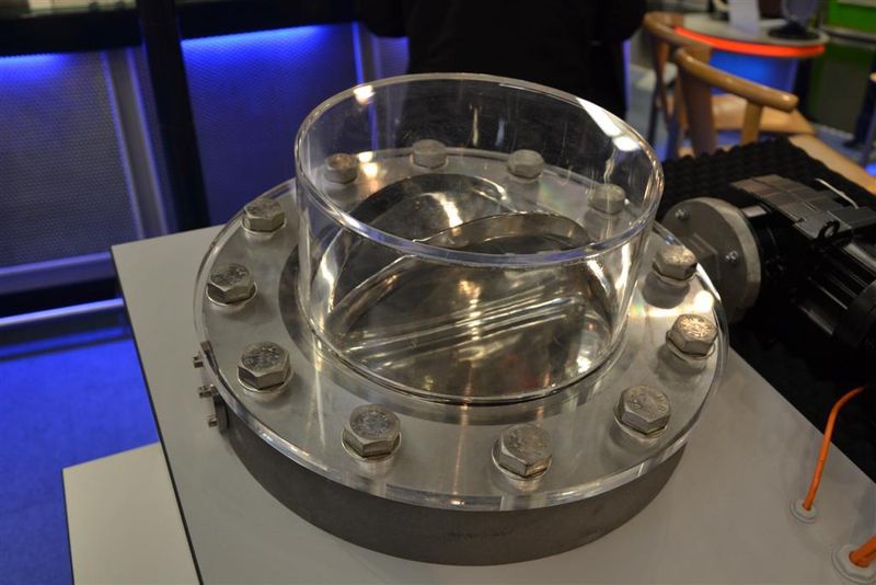 The rotary valve FS-M of Ebro Armaturen enables the even coating of bridging or gap-closing products. The segregation during the process is significantly reduced.  (Picture: M. Henig/PROCESS)
