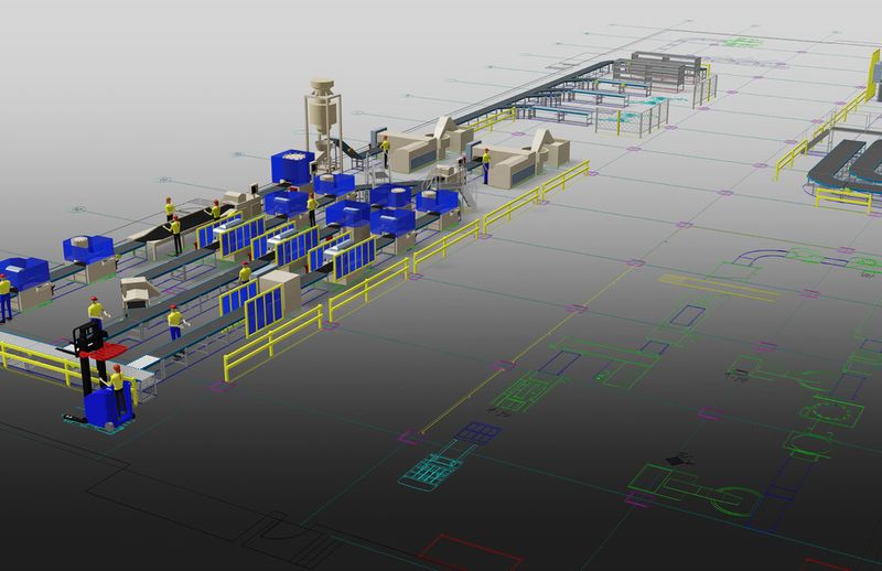 Fabrikplaner erhalten mit der Autodesk Factory Design Suite 2014 weitere Tools für höhere Planungsgenauigkeit, Effizienz und verbesserte Kommunikation. (Bild: Autodesk)