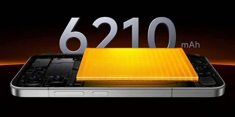 Der Akku des F8 Pro ist 6.210 mAh groß und unterstützt schnelles Laden mit 100 W. (Bild: Poco)