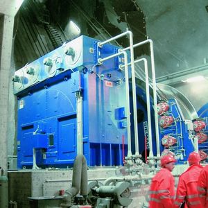 1 Angetrieben: Der 4,176-kW-Synchronmotor für die Förderanlage. Bilder: ABB