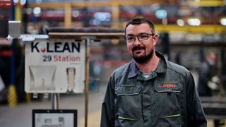 Die Reinigungsstation im Einsatz bei Claas. (Bild: KTS GmbH & Co. KG)