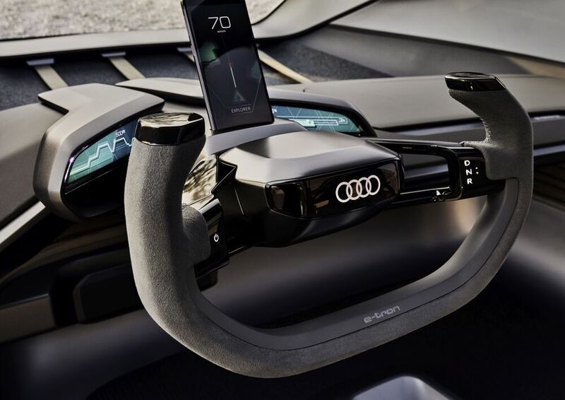 Die Studie wurde als automatisiertes Fahrzeug der Stufe 4 konzipiert.  (Audi)