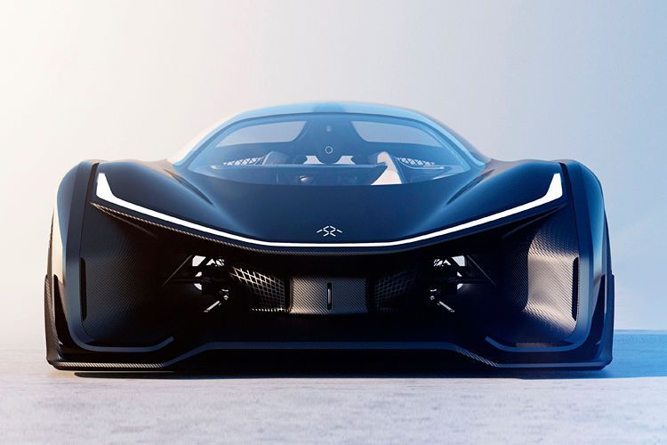 Der Rennwagen hat 1.000 PS und wird rein elektrisch angetrieben. (Foto: Faraday Future)