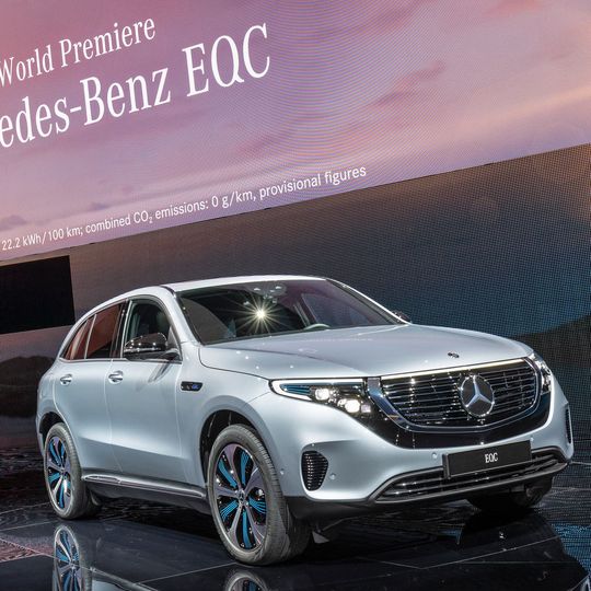 Der Mercedes-Benz EQC startet im kommenden Jahr.(Bild:  Daimler)