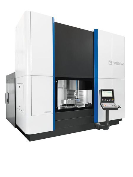 Vertikalschleifen komplexer Geometrien mit der neuen Vertikalschleifmaschine VG-800 mit unabhängig verfahrbaren Schlitten für höchste Präzision beim Positionieren. (Danobat)