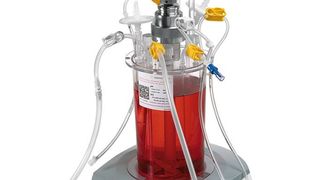 Der Einwegbioreaktor UniVessel SU ist für Säugetier-, Insekten- und Pflanzenzellen geeignet und hat ein maximales Arbeitsvolumen von 2 L.  (Bild: Sartorius Stedim Biotech)