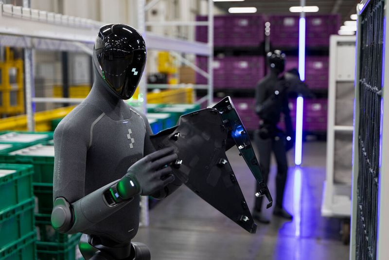 Mit dem Figure 03, einem autonomen, humanoiden Allzweckroboter von Figure AI, will BMW den Einsatz von Physical AI in seinem Werk in Spartanburg vorantreiben. (Bild: BMW Group)