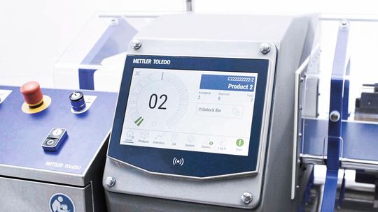 Die neuen M50 R-Series Advanced Line Metalldetektoren bieten eine verbesserte Erkennungsempfindlichkeit.(Bild:  Mettler-Toledo)