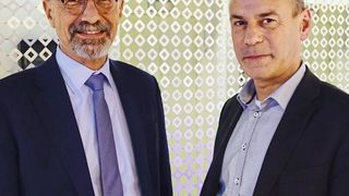 Magdi Soliman, Vorsitzender des Hyundai-Händlerverbands (li.) und sein erster Stellvertreter Frank Famulla. (Rehberg / »kfz-betrieb«)