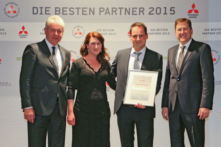 Mitsubishi – „Die besten Partner 2015“: Autohaus Kirschstein GmbH, 36251 Bad Hersfeld (Foto: Sciborski/MMD Automobile)