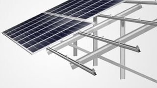 Freiland-Montagesystem Sigma I XL für Photovoltaik-Anlagen. (Bild: Mounting Systems)