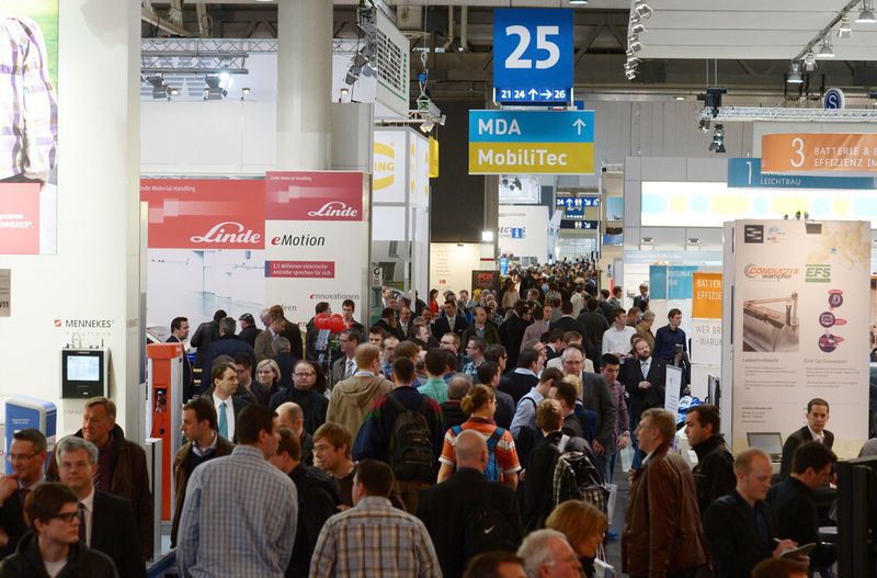Angebote rund um Energie und Elektromobilität finden sich 2014 in den Hallen 11, 12, 13 und 27 der Hannover-Messe. (Bild: Hannover-Messe)