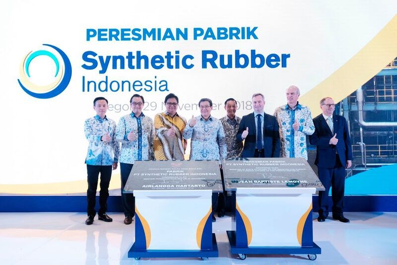 On 29 November 2018, a joint venture between PT Chandra Asri Petrochemical Tbk and Michelin, PT Synthetic Rubber Indonesia (SRI) inaugurated its factory located in Cilegon, West Java.  (Chandra Asri)